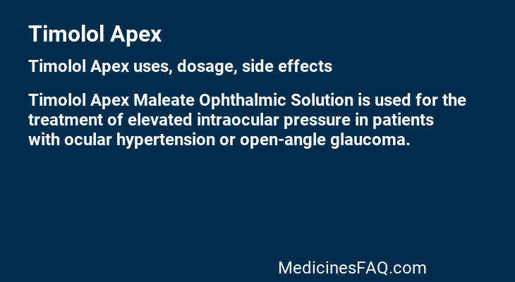 Timolol Apex