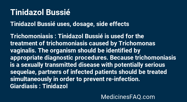 Tinidazol Bussié