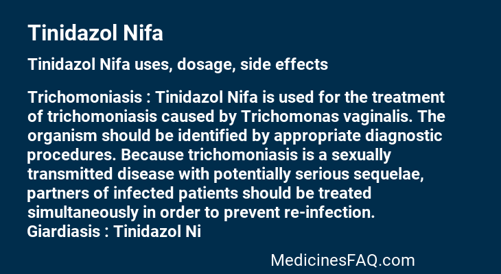 Tinidazol Nifa