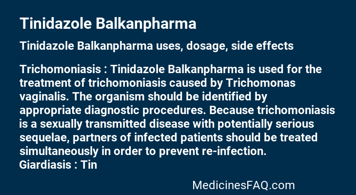 Tinidazole Balkanpharma