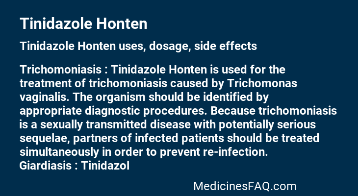 Tinidazole Honten