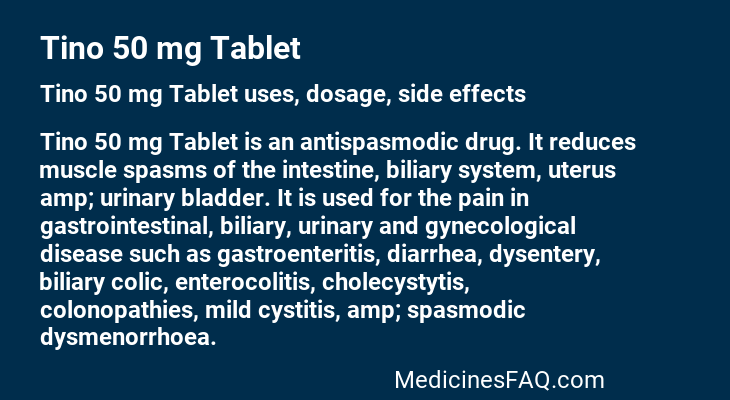 Tino 50 mg Tablet