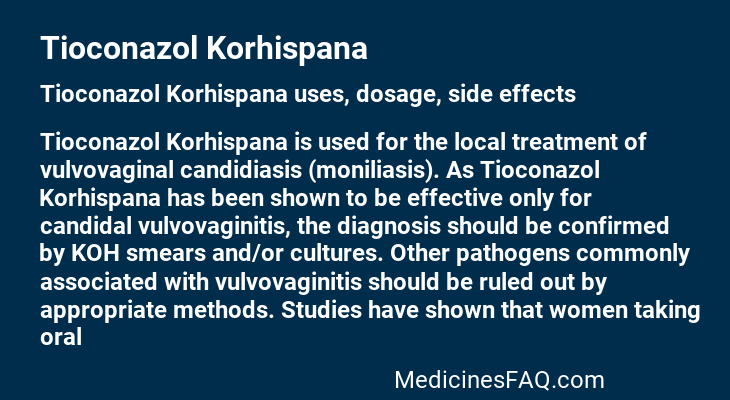 Tioconazol Korhispana