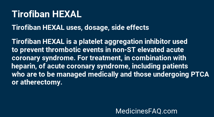 Tirofiban HEXAL