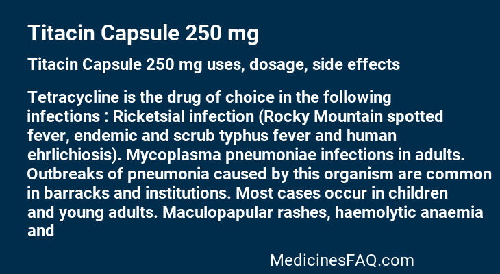 Titacin Capsule 250 mg
