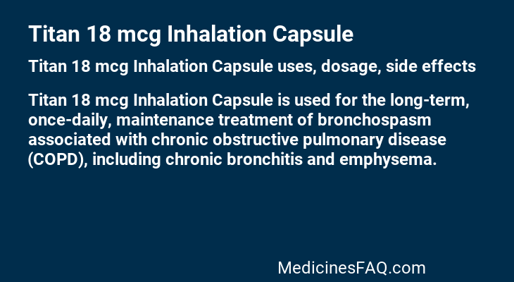 Titan 18 mcg Inhalation Capsule