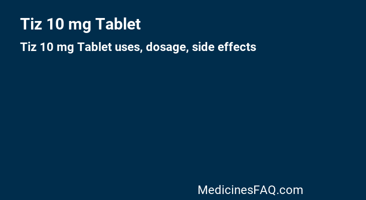 Tiz 10 mg Tablet