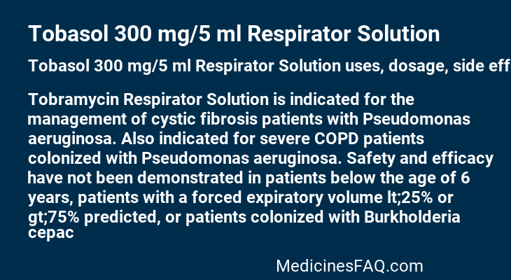 Tobasol 300 mg/5 ml Respirator Solution