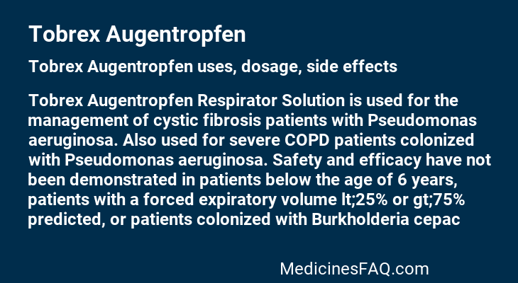 Tobrex Augentropfen