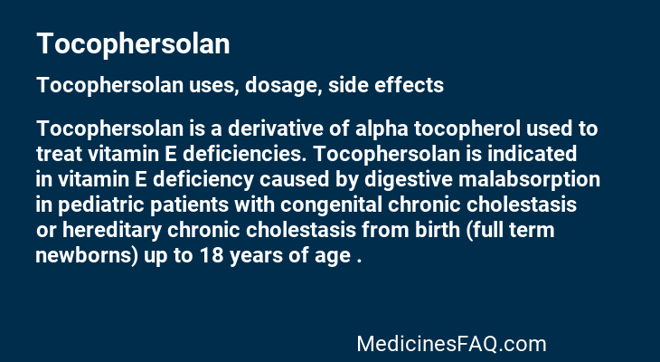 Tocophersolan