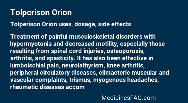 Tolperison Orion