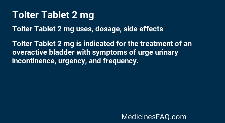 Tolter Tablet 2 mg