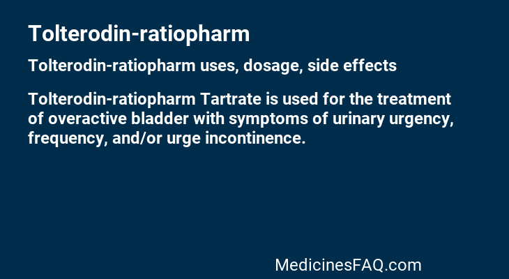 Tolterodin-ratiopharm