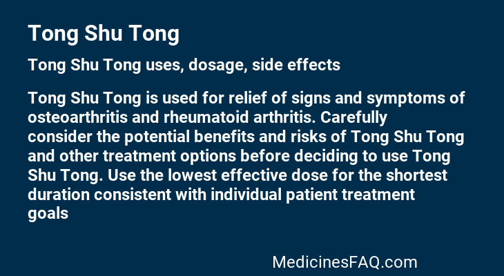 Tong Shu Tong