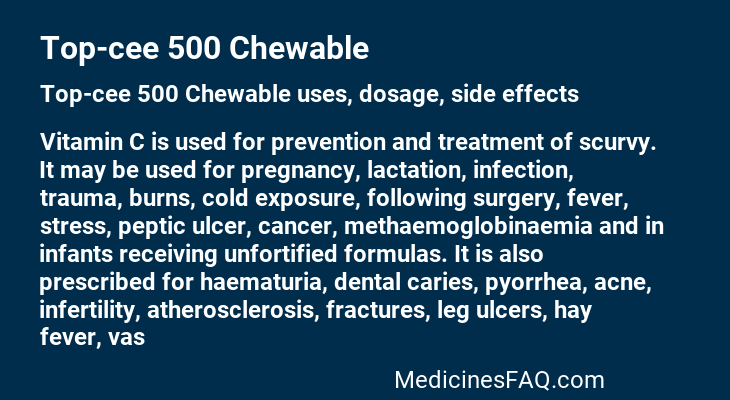 Top-cee 500 Chewable