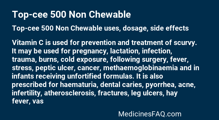 Top-cee 500 Non Chewable