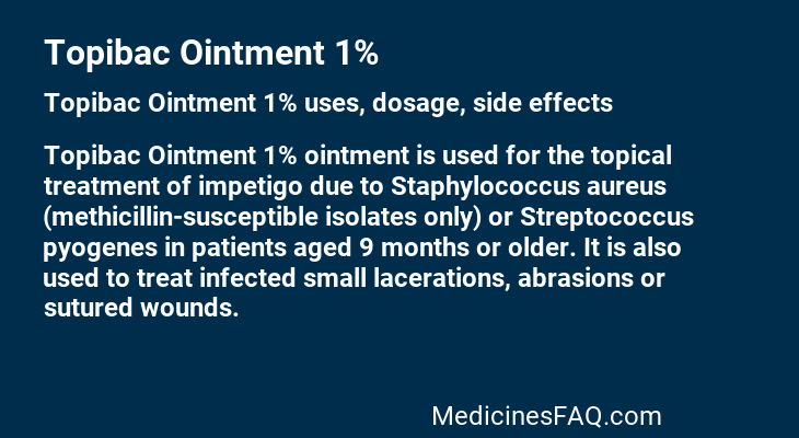 Topibac Ointment 1%