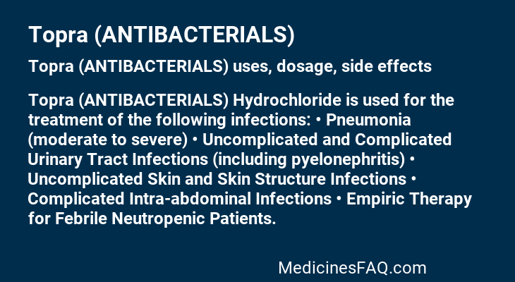 Topra (ANTIBACTERIALS)