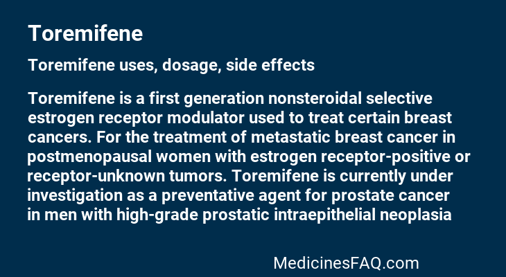 Toremifene