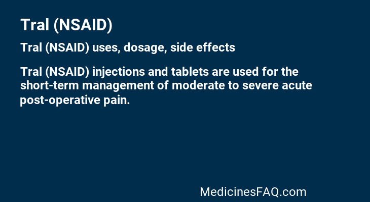 Tral (NSAID)