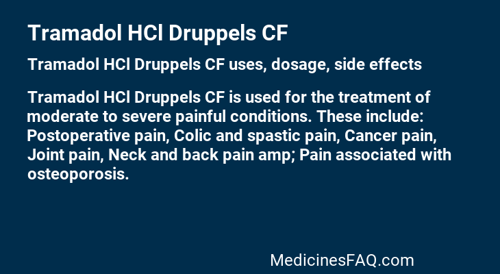 Tramadol HCl Druppels CF