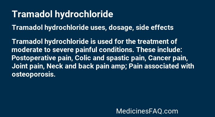 Tramadol hydrochloride