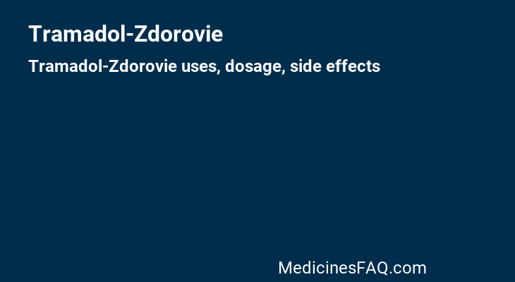 Tramadol-Zdorovie