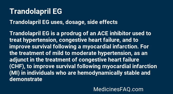 Trandolapril EG
