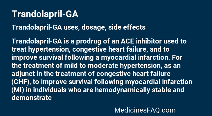 Trandolapril-GA
