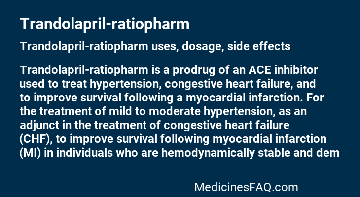 Trandolapril-ratiopharm