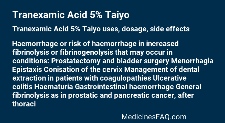 Tranexamic Acid 5% Taiyo