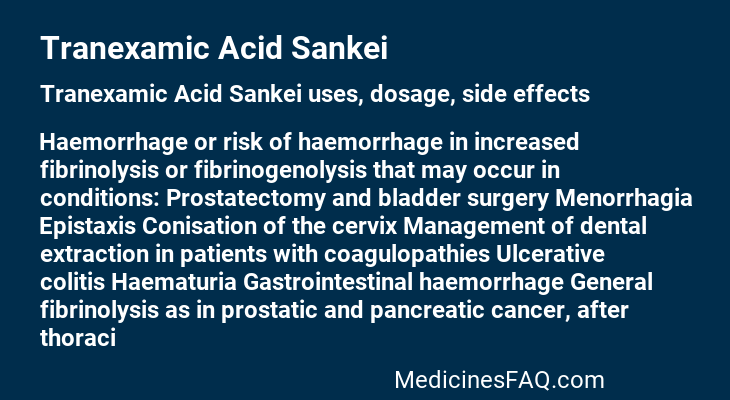 Tranexamic Acid Sankei