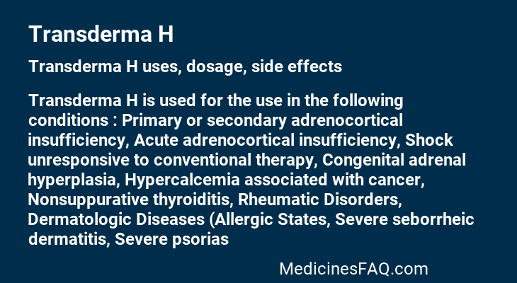 Transderma H