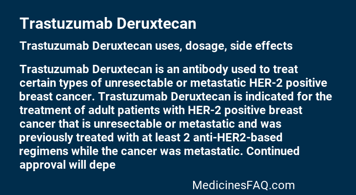 Trastuzumab Deruxtecan