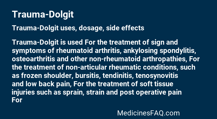 Trauma-Dolgit