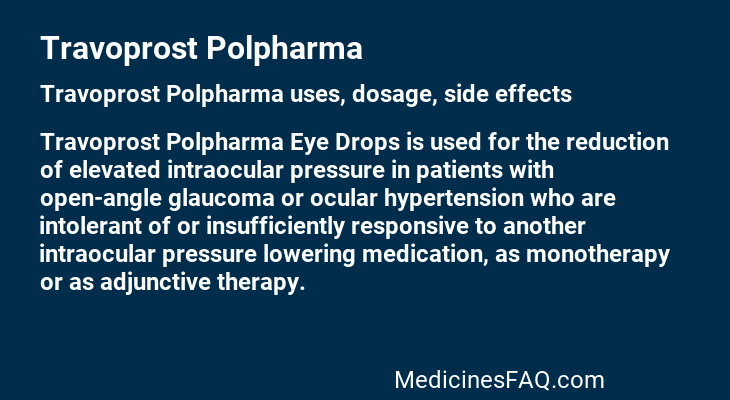 Travoprost Polpharma