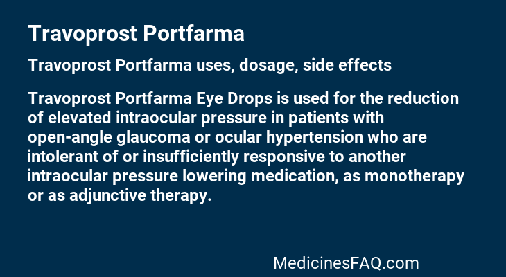 Travoprost Portfarma