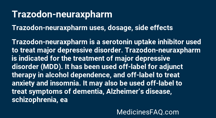 Trazodon-neuraxpharm