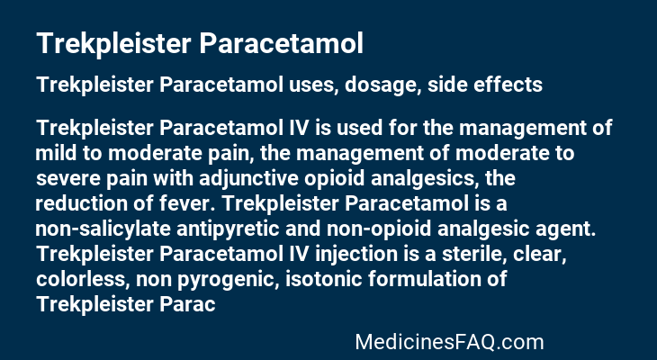 Trekpleister Paracetamol