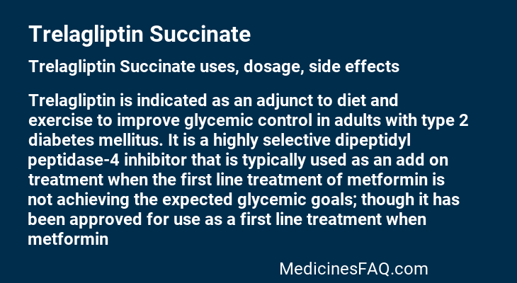 Trelagliptin Succinate