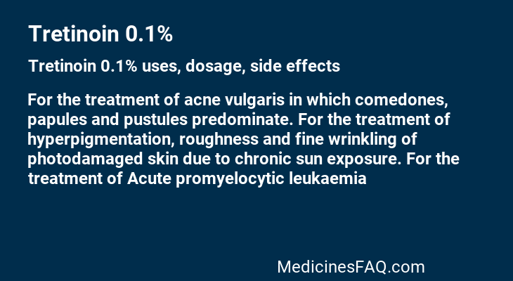 Tretinoin 0.1%