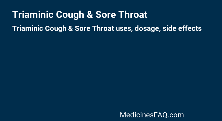 Triaminic Cough & Sore Throat