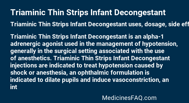 Triaminic Thin Strips Infant Decongestant