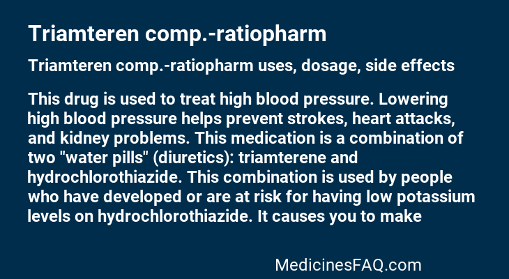 Triamteren comp.-ratiopharm