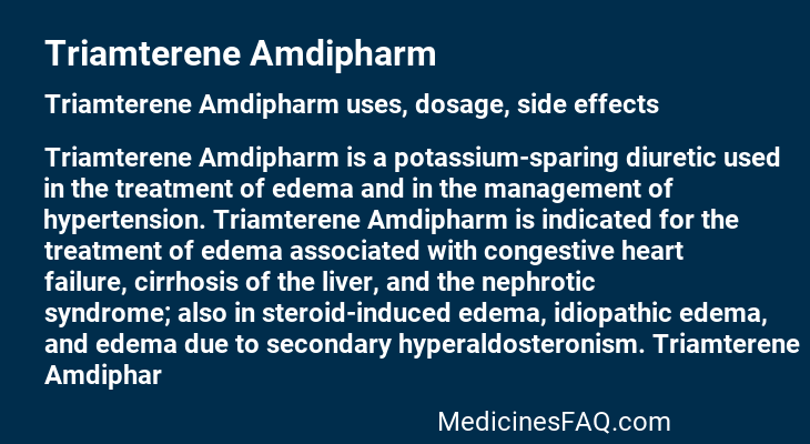 Triamterene Amdipharm