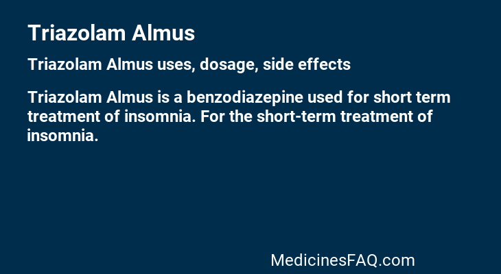 Triazolam Almus