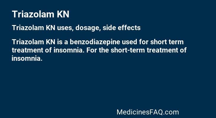 Triazolam KN