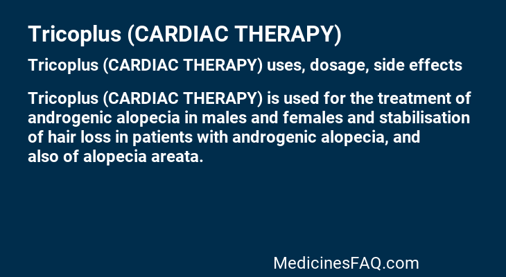 Tricoplus (CARDIAC THERAPY)