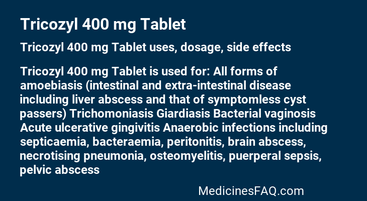 Tricozyl 400 mg Tablet