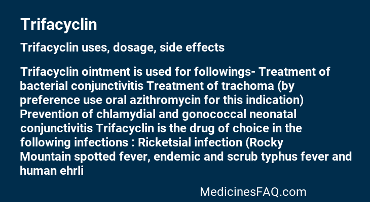 Trifacyclin